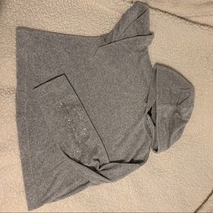 JUICY COUTURE CROPPED TRACK SUIT HOODIE